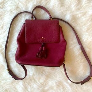 Kate Spade James Street Teba Small Backpack Merlot